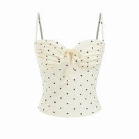 WHITE POLKA DOT TOP