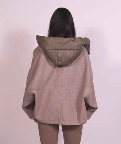 REMOVE JACKET TAUPE