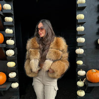 BUBBLE MINI COAT HONEY FOX