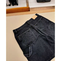 LV carpenter denim jeans black