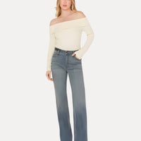 Wash Flared Jeans