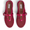 ALAÏ FRAMBOISE FISHNET BALLET FLATS