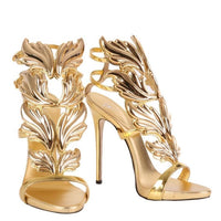 GOLD ANGEL HEELS
