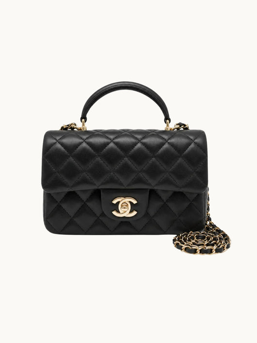 KLEINE TASCHE MIT OBEREM GRIFF