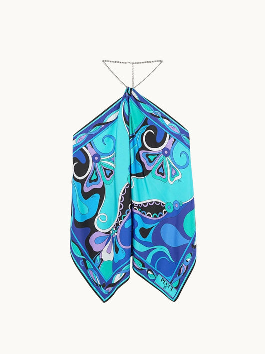 PUC SAIMY DUNKELBLAUES TOP