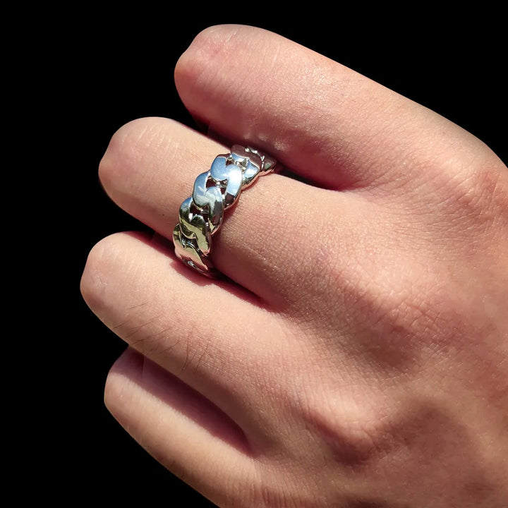 Cuban Ring - Silver