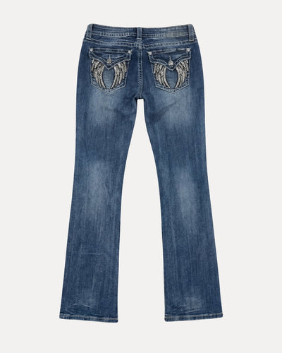 Midnight Wing Straight Jeans