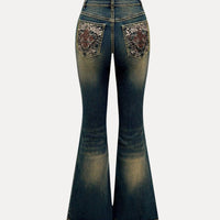 Regal Bloom Flare Jeans
