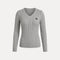 Cable Knit V-Neck Sweater