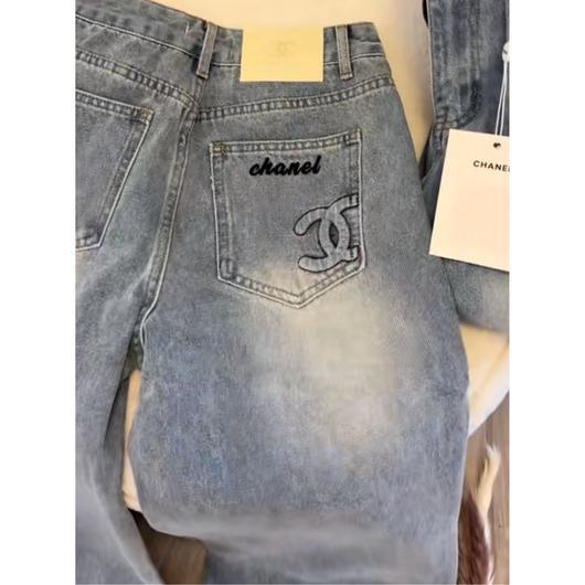 CC logo jeans