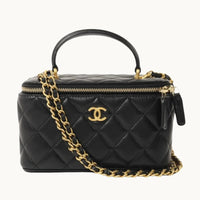 TOP HANDLE VANITY BAG