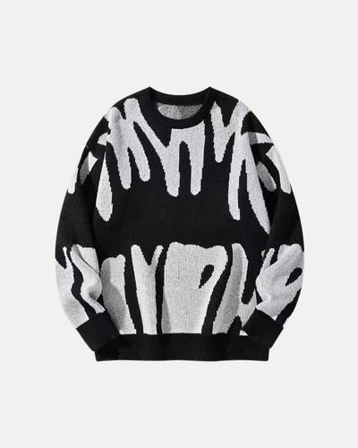 Pattern Knit Sweater