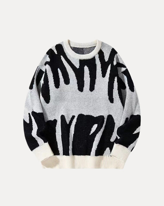 Pattern Knit Sweater