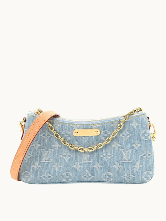 MINI-DENIMTASCHE MIT KETTE