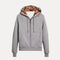Checked Zip Hoodie