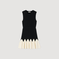 SANDRA TWO TONE KNITTED DRESS