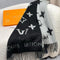 PATTERN SCARF BLACK