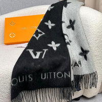 PATTERN SCARF BLACK