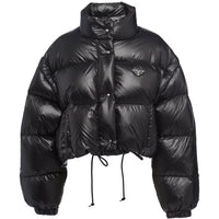 TRIANGLE SHINY JACKET BLACK