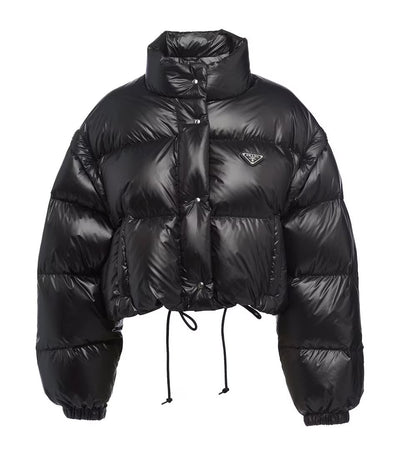 TRIANGLE SHINY JACKET BLACK