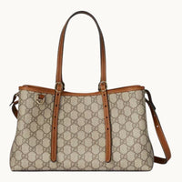 EMBLEM BROWN TOTE