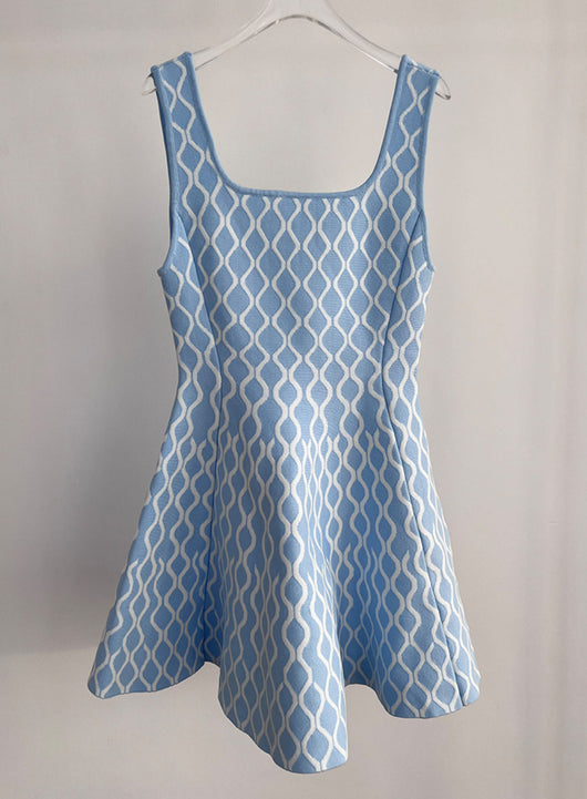 MAJE DRESS BLUE