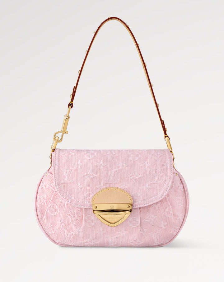 LIGHT PINK DENIM BAG