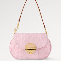LIGHT PINK DENIM BAG