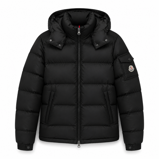 BLACK MATT COAT