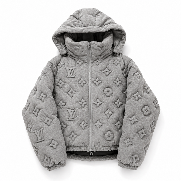 ICONIC PUFFER COAT GREY