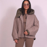 REMOVE JACKET TAUPE
