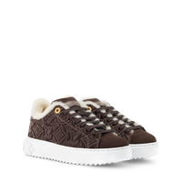 BROWN FUR TRAINERS