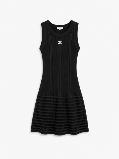 C A-LINE BLACK DRESS