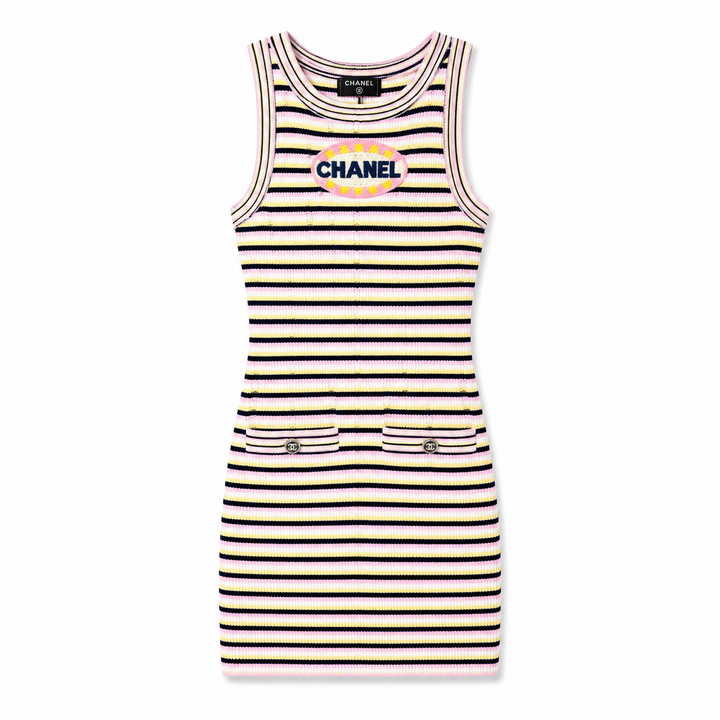 C STRIPES DRESS
