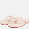RED BOTTOM FLIP FLOPS ROSE