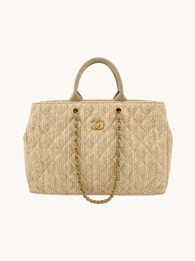 BEIGE GROSSE TASCHE