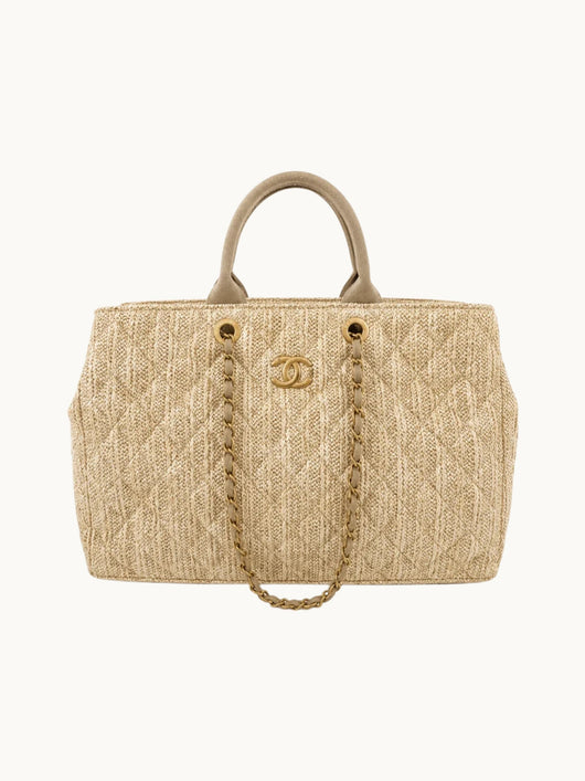 BEIGE GROSSE TASCHE