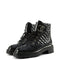 INTERLOCKING COMBAT BOOTS BLACK