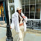 STRAIGHT ROWS LONG COAT IVORY