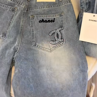 signature logo jeans