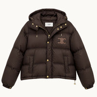 Brown detachable Puffer Jacket