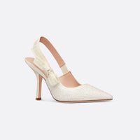 SLINGBACK PUMP HIGH PEARL