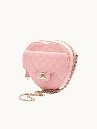 ROSA HERZTASCHE