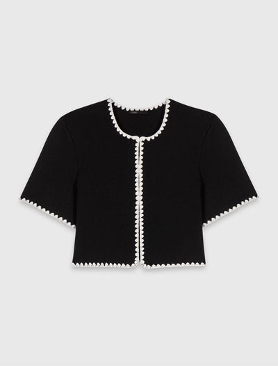 MAJE DRESS SET BLACK LINES