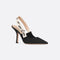 SLINGBACK PUMP HIGH BLACK