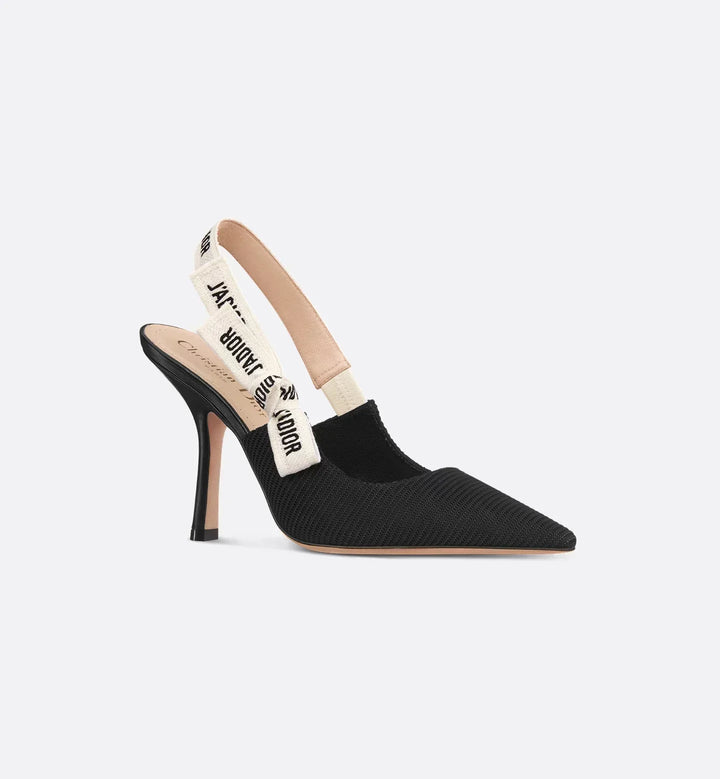 SLINGBACK PUMP HIGH BLACK