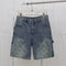 denim shorts long