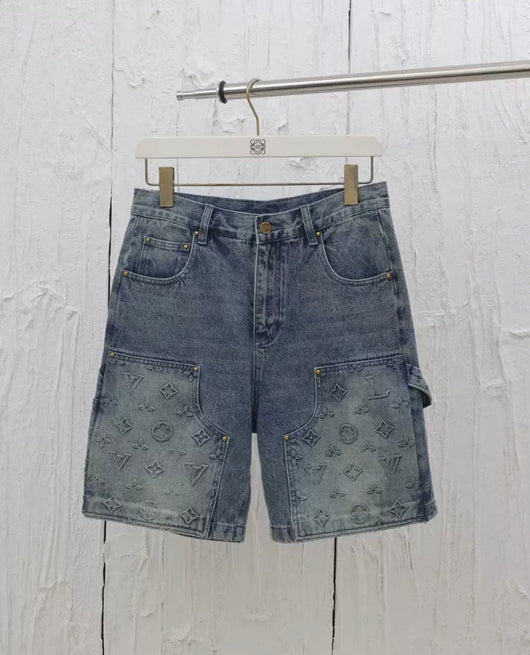 denim shorts long