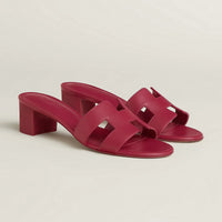 H OASIS HEELED SANDALS MAGENTA