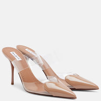 ALAÏ SANDAL HEELS NUDE